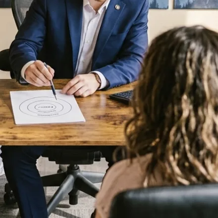 A coverage plan walked through on the desk